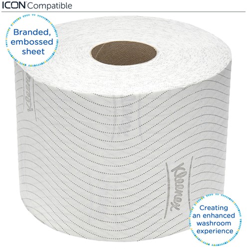 Toiletpapier Kleenex 2-laags 600 vel wit 8441-1