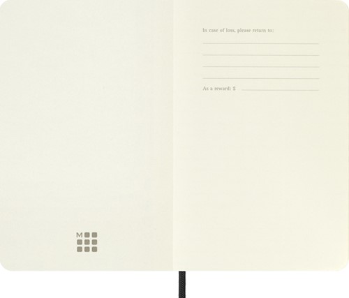 Notitieboek Moleskine pocket 90x140mm dots soft cover zwart-2