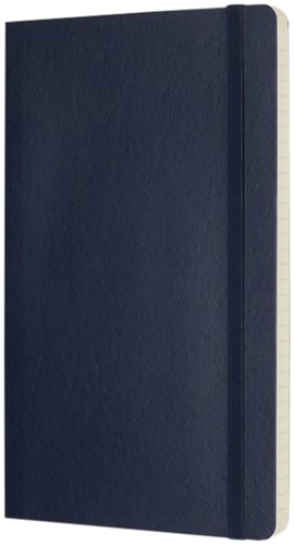 Notitieboek Moleskine large 130x210mm lijn soft cover sapphire blue-2