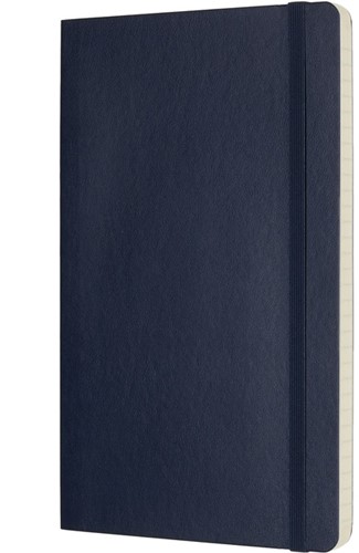 Notitieboek Moleskine large 130x210mm lijn soft cover sapphire blue-2