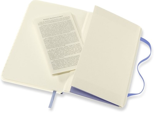 Notitieboek Moleskine pocket 90x140mm lijn soft cover hydrangea blue-1