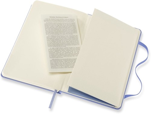 Notitieboek Moleskine pocket 90x140mm blanco hard cover hydrangea blue-1