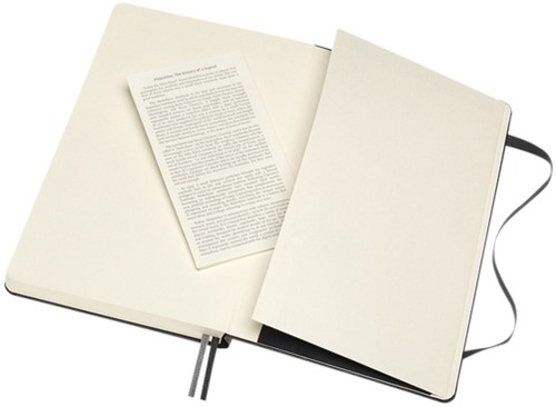 Notitieboek Moleskine Expanded large 130x210mm lijn hard cover zwart-1