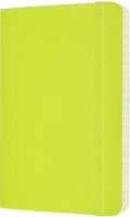 Notitieboek Moleskine pocket 90x140mm lijn soft cover lemon green-2