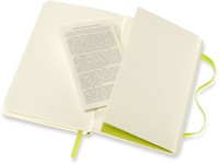 Notitieboek Moleskine pocket 90x140mm lijn soft cover lemon green-1
