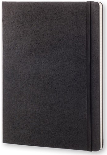 Notitieboek Moleskine XL 190x250mm ruit 5x5 hard cover zwart-2
