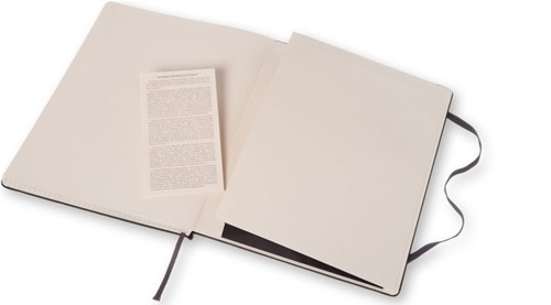 Notitieboek Moleskine XL 190x250mm ruit 5x5 hard cover zwart-1