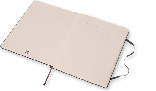 Notitieboek Moleskine XL 190x250mm ruit 5x5 hard cover zwart-2