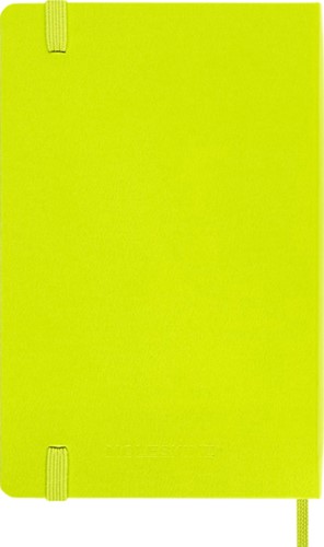 Notitieboek Moleskine pocket 90x140mm blanco hard cover lemon green-2