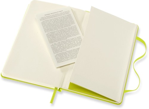 Notitieboek Moleskine pocket 90x140mm lijn hard cover lemon green-1
