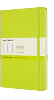 Notitieboek Moleskine large 130x210mm blanco hard cover lemon green