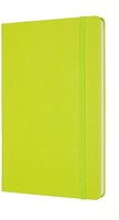 Notitieboek Moleskine large 130x210mm blanco hard cover lemon green-2