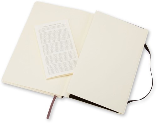 Notitieboek Moleskine large 130x210mm ruit 5x5mm soft cover zwart-1