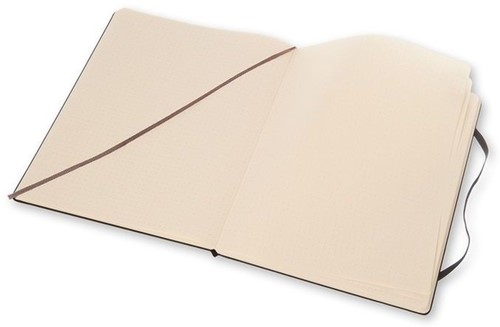 Notitieboek Moleskine XL 190x250mm dots hard cover zwart-3