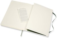 Notitieboek Moleskine XL 190x250mm blanco soft cover myrtle green-1