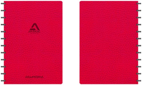 Schrift Adoc Business A4 ruit 5x5mm 144 pagina's 90gr rood