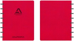 Schrift Adoc Business A5 ruit 5x5mm 144 pagina's 90gr rood