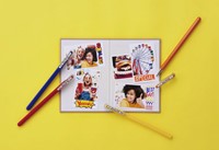 Gelschrijver Pentel K110 Mattehop Fun Sweet M assorti blister à 7st-1