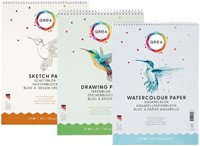 Aquarelblok Qrea A3 20 vel 200gr spiraal-2