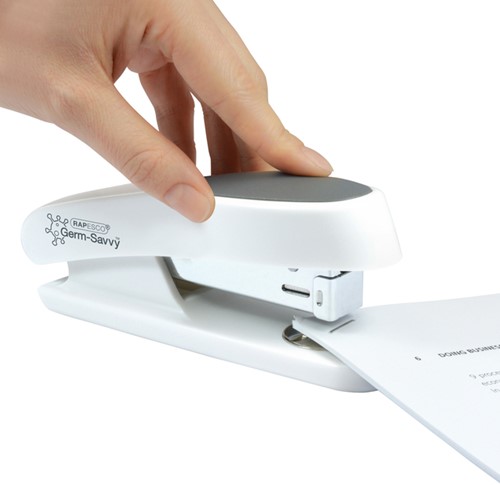 Nietmachine Rapesco Germ-Savvy Less Effort Eco Sting Ray antibacterieel wit-3