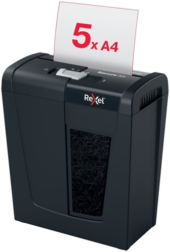 Papiervernietiger Rexel Secure S5 stroken 6mm-3