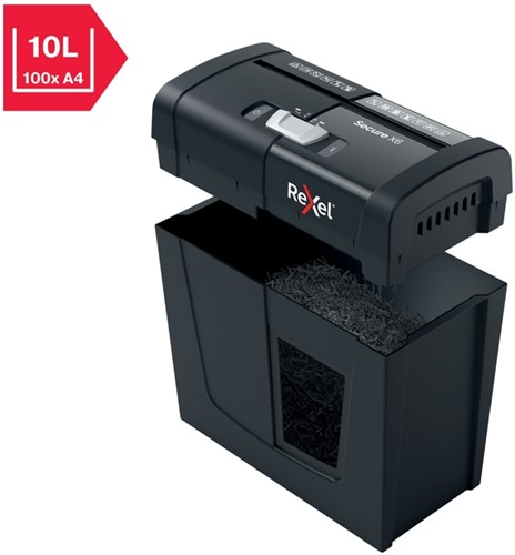Papiervernietiger Rexel Secure X6 snippers 4x40mm-16