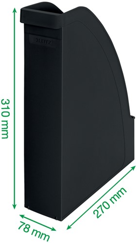 Tijdschriftcassette Leitz Recycle A4 zwart-3