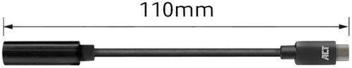Adapter ACT USB-C naar 3.5mm audio jack 0.1 meter-1