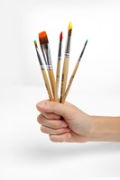 Penseel Qrea synthetisch haar nr 14 breedte 9,6mm-2