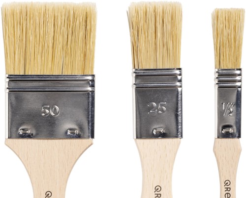 Kwast Qrea varkenshaar set à 3 breedtes-3