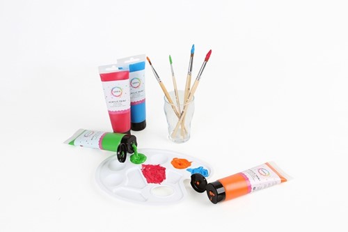 Penseel Qrea synthetisch haar set à 10 breedtes-2