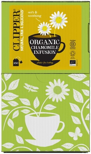 Thee Clipper infusion chamomile bio 250 zakjes