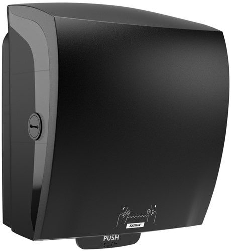 Handdoekroldispenser Katrin systeemrol zwart 82070-2