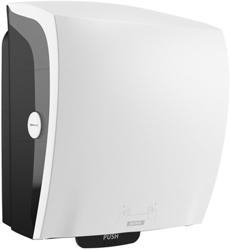 Handdoekroldispenser Katrin systeemrol wit 82094-2