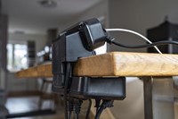 Stekkerdoos Brennenstuhl bureau Estilo 10vdig incl 1 USB C, 1 USB A, 2m zi/zw-5