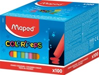 Schoolbordkrijt Maped Color'Peps doos á 100 stuks assorti-2