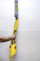 Waarschuwingskegel Rubbermaid driezijdig meertalig pop-up 76cm geel-3