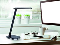 Bureaulamp MAUL Jazzy LED voet dimbaar + USB-poort zwart-1