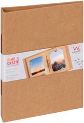 Fotoalbum walther design mini 24 foto's 13x18cm verticaal kraft