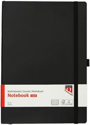 Notitieboek Quantore A4 flex lijn 192blz 80gr zwart