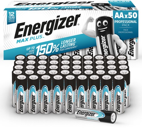 Batterij Energizer Max Plus 50x AA alkaline-2