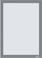 Infokader Nobo zelfklevend A4 zilver 2 stuks