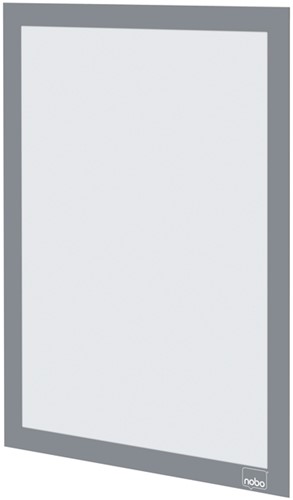 Infokader Nobo zelfklevend A4 zilver 2 stuks-2