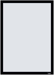 Infokader Nobo zelfklevend A3 zwart 2 stuks