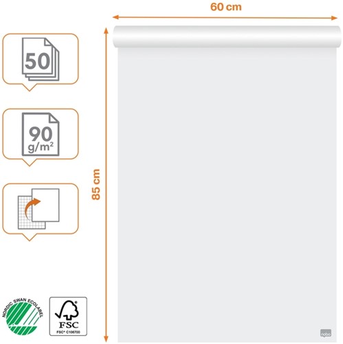 Flipoverpapier Nobo Premium 60x85cm dubbelzijdig 50vel-4