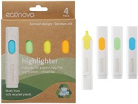 Markeerstift Econovo assorti blister à 4 stuks-2