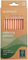 Kleurpotloden Econovo assorti blister à 12 stuks