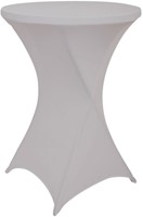 Tafelrok BRASQ voor statafel 80cm grijs