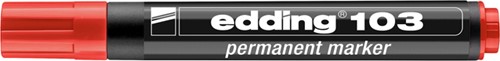 Viltstift edding 103 rond medium rood-2