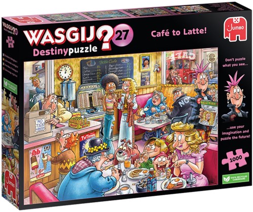 Puzzel Wasgij Destiny 27 De Koffieshop! 1000 stukjes